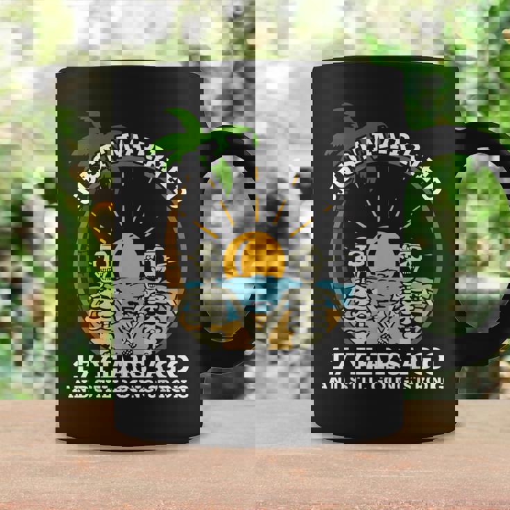 結婚記念日 カップル 結婚17年前 スケルトン コーヒーマグ ギフトのアイデア