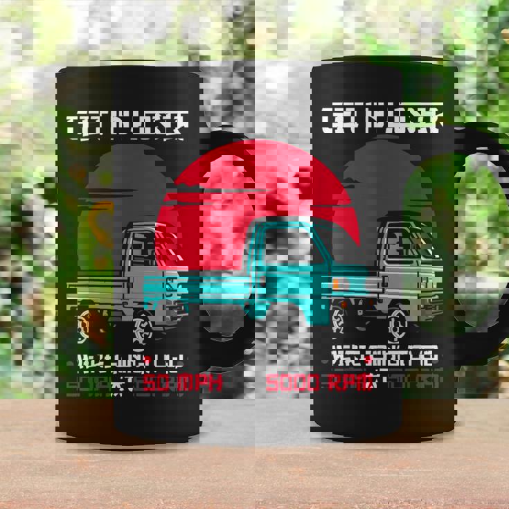 軽トラックジャパン ミニトラック Get In Loser 日本トラック コーヒーマグ ギフトのアイデア