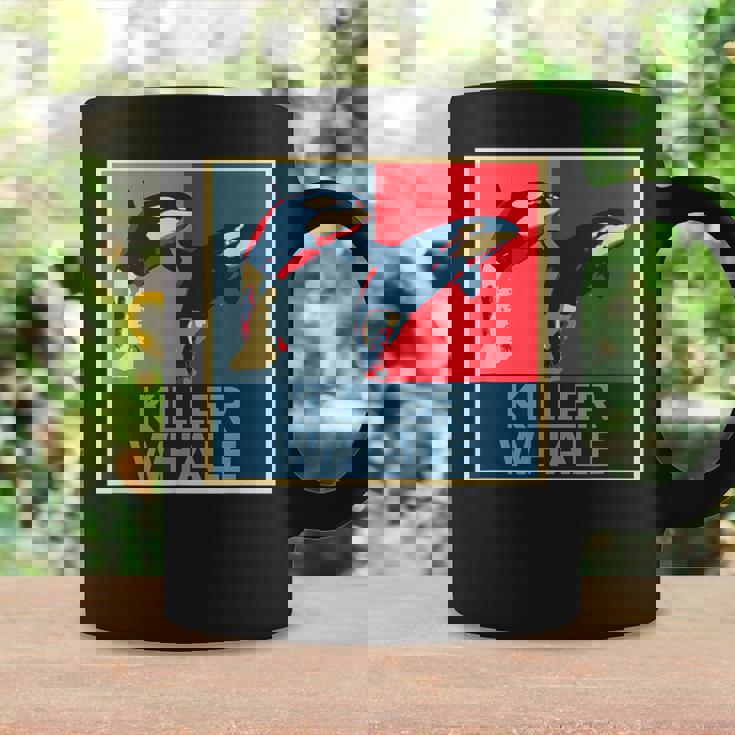 面白tシャツ 海 シャチ おもしろ かわいい グッズ 服 ネタ メンズ オリジナル 夏 生き物 レトロ コーヒーマグ ギフトのアイデア