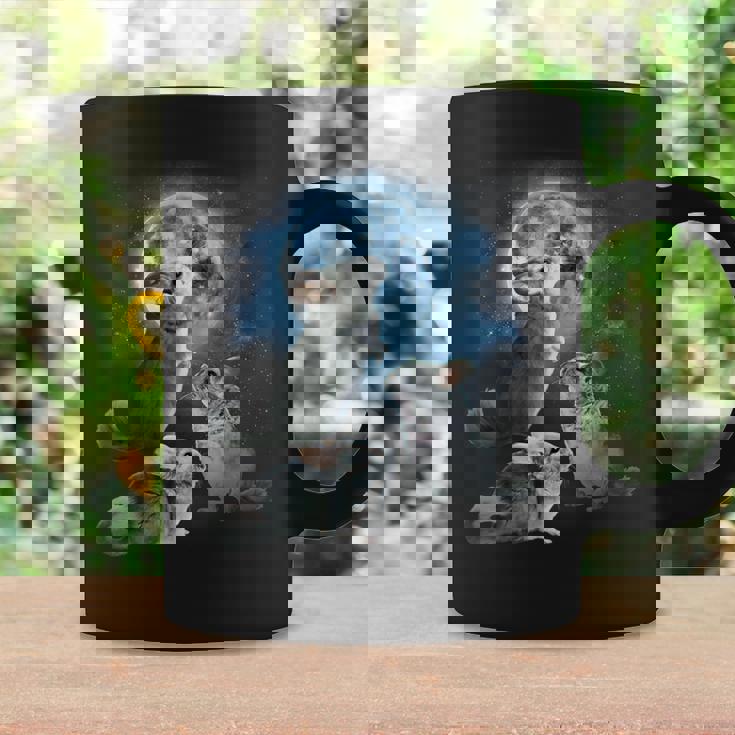 面白いチンチラシャツ 月に吠えるチンチラ コーヒーマグ ギフトのアイデア