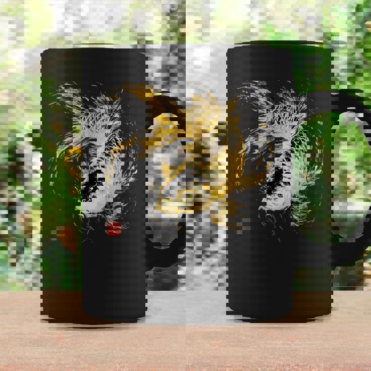 鯉 黒金 アクアリウム ニシキゴイ 観賞魚 イラスト コーヒーマグ ギフトのアイデア