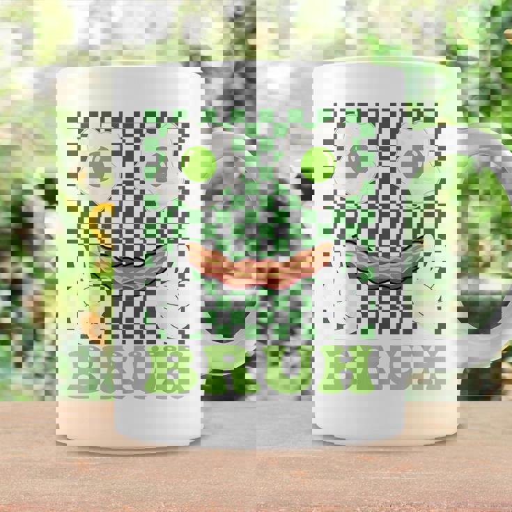 Bruh Green Face Eggs And Bacon Ham 朝食 聖パトリックズ コーヒーマグ ギフトのアイデア