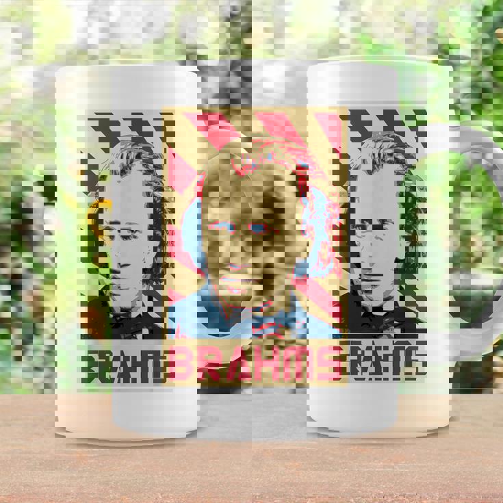 Johannes Brahms クラシック音楽の作曲家 レトロ調 コーヒーマグ ギフトのアイデア