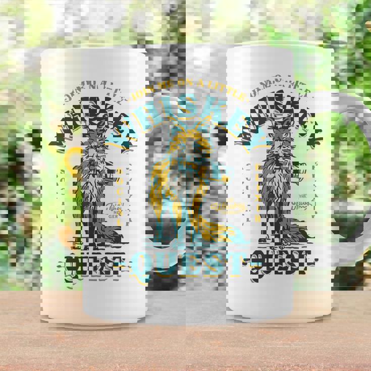 Join Me On A Whiskey Quest Cute Fox メンズ バーボンシャツ ギフト コーヒーマグ ギフトのアイデア