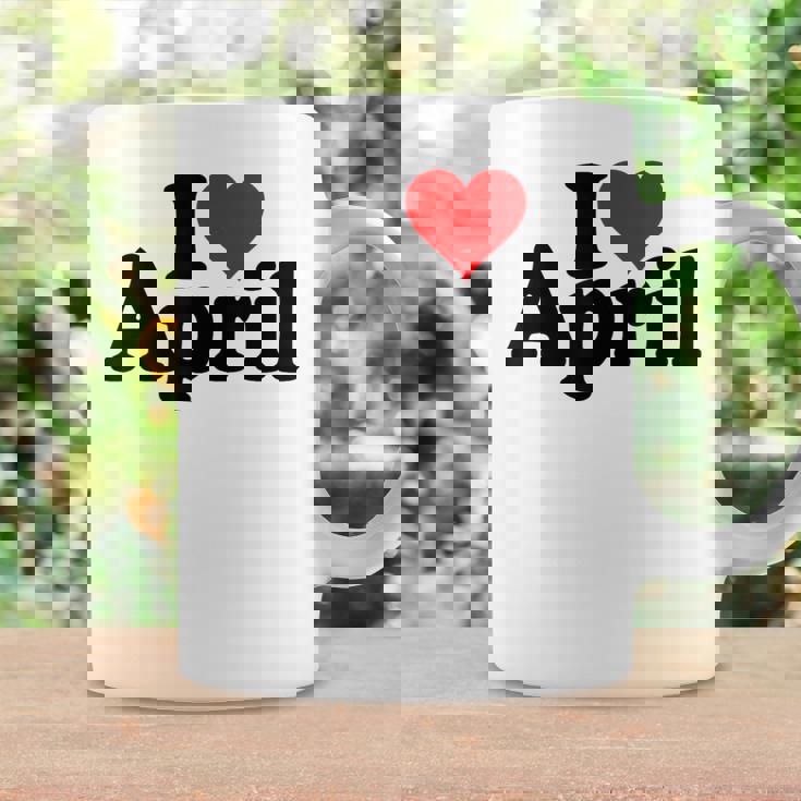 I Love Heart April Nameon A コーヒーマグ ギフトのアイデア