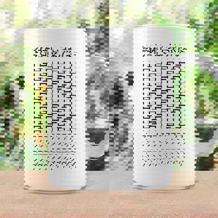 【今日何しようかな ランニング】あみだくじ マラソン 遊び心 おもしろ 面白い ユーモア ギャグ ネタ ウケ狙い 笑える コーヒーマグ ギフトのアイデア