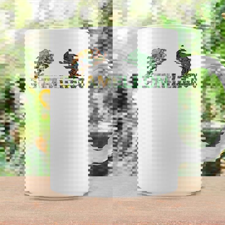 カラフル カメレオン 長袖tシャツ コーヒーマグ ギフトのアイデア