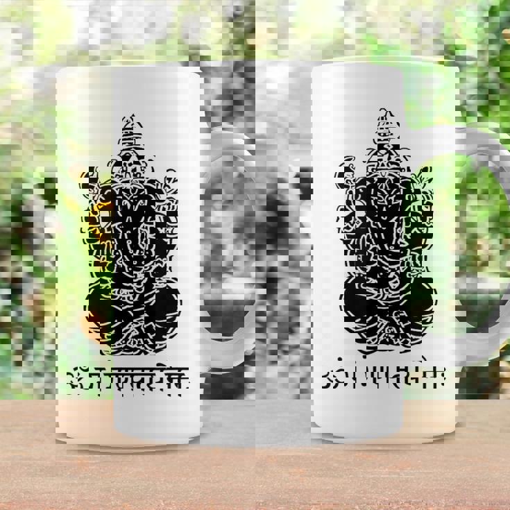 ガネーシュtシャツ サンスクリット語 ガネーシャマントラ コーヒーマグ ギフトのアイデア