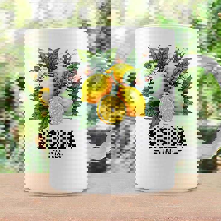 シチリア イタリア シチリア イタリア フレッシュ イタリアン レモン シチリア コーヒーマグ ギフトのアイデア