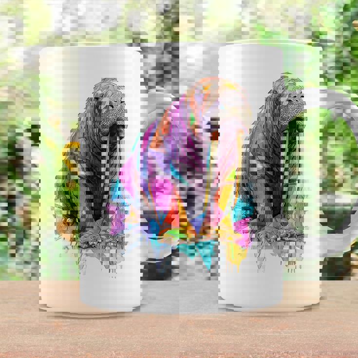 セイウチ 動物 モチーフ イラスト セイウチ コーヒーマグ ギフトのアイデア