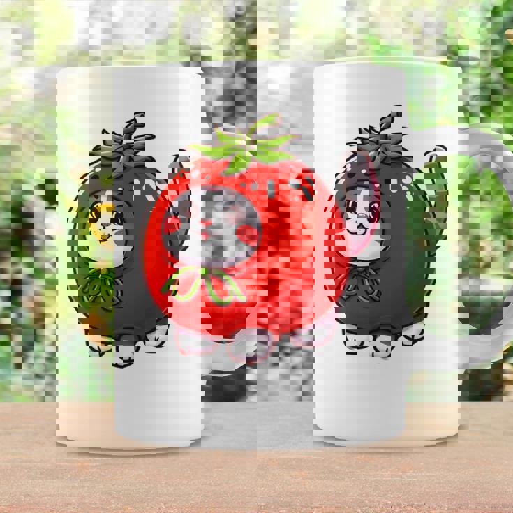 トマトの猫 コスチューム コーヒーマグ ギフトのアイデア