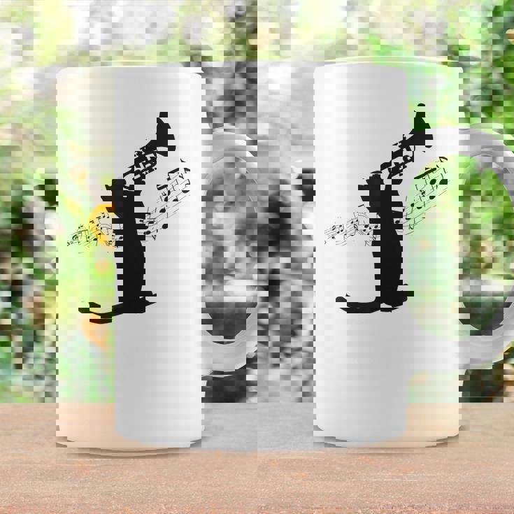 トランペット奏者猫 コーヒーマグ ギフトのアイデア