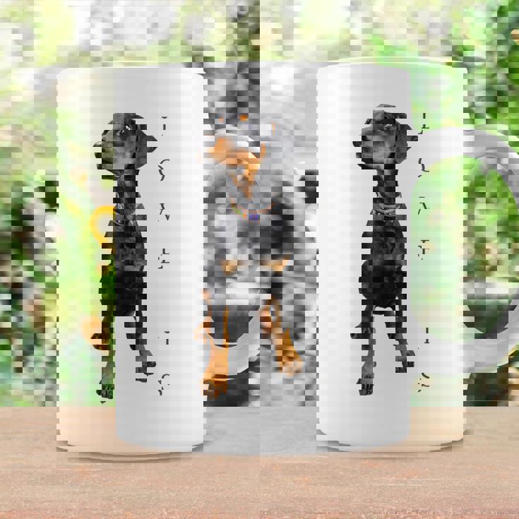 ドーベルマン シャツ ドーベルマン ピンシャー 犬 ママ お父さん 愛 ペット 子犬 コーヒーマグ ギフトのアイデア