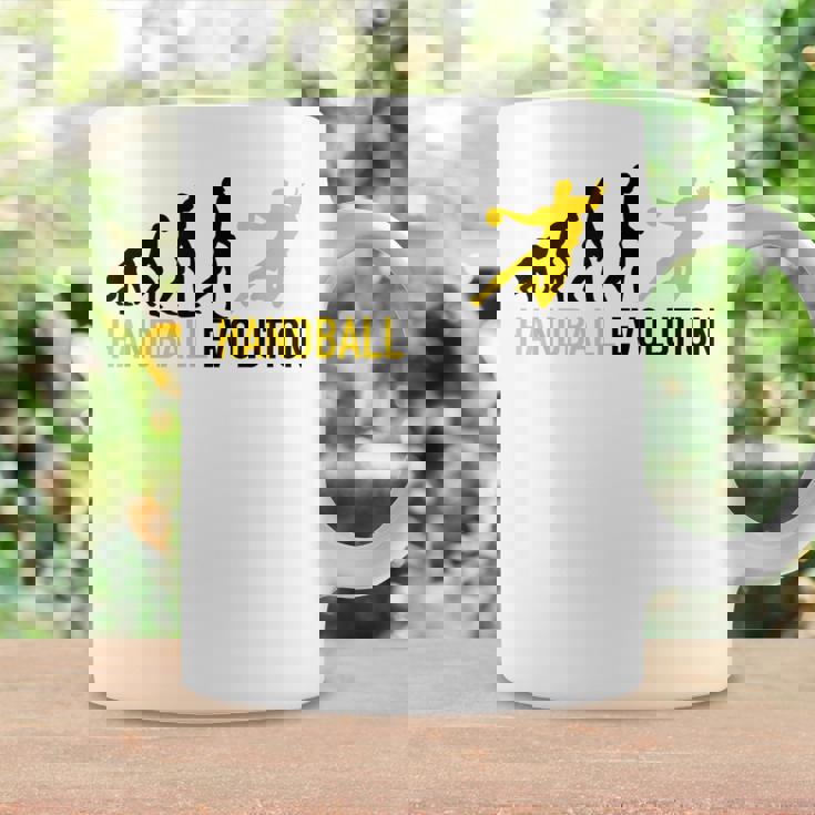 ハンドボール選手の進化ハンドボール コーヒーマグ ギフトのアイデア