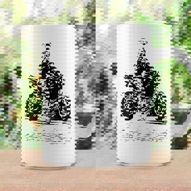 バイク オリジナル作品 タトゥーバイカーv650-Twin Cafe コーヒーマグ ギフトのアイデア