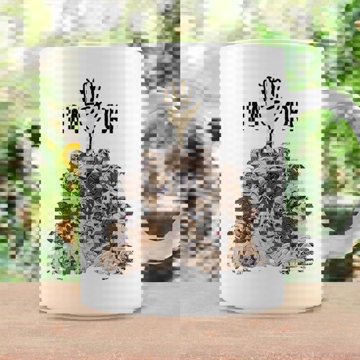 パグがいっぱい I'm Ok パグ好き。 コーヒーマグ ギフトのアイデア