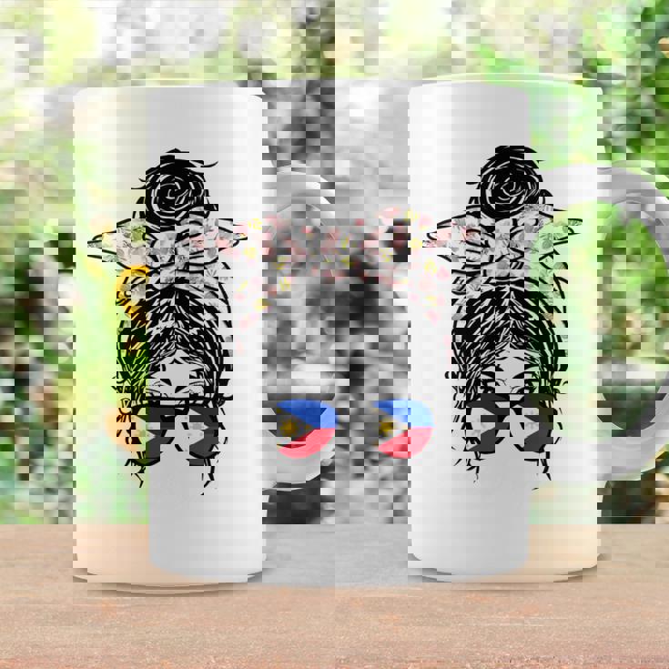 フィリピン 散らかった団子 バンダナ付き フィリピン国旗グラス 長袖tシャツ コーヒーマグ ギフトのアイデア