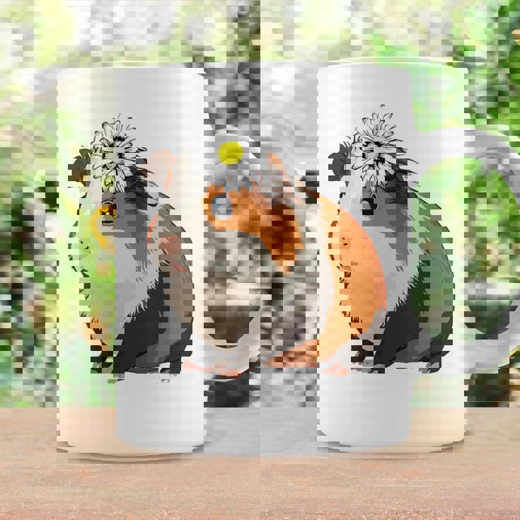 モルモットの花、モルモットの花 コーヒーマグ ギフトのアイデア