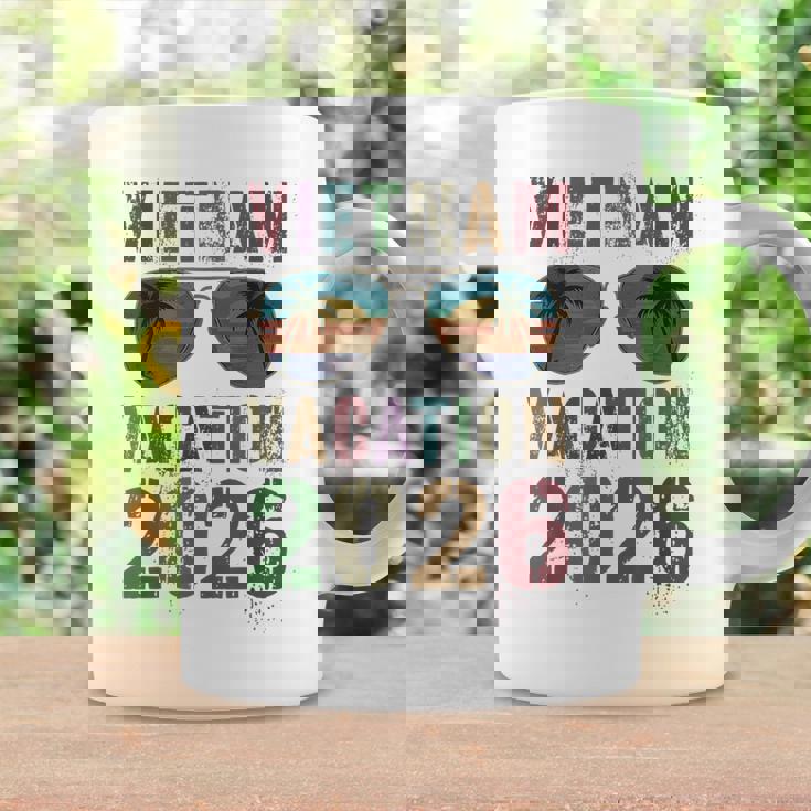 レトロ ベトナム バケーション 2026 旅行 ビーチ 旅行 マッチング コーヒーマグ ギフトのアイデア