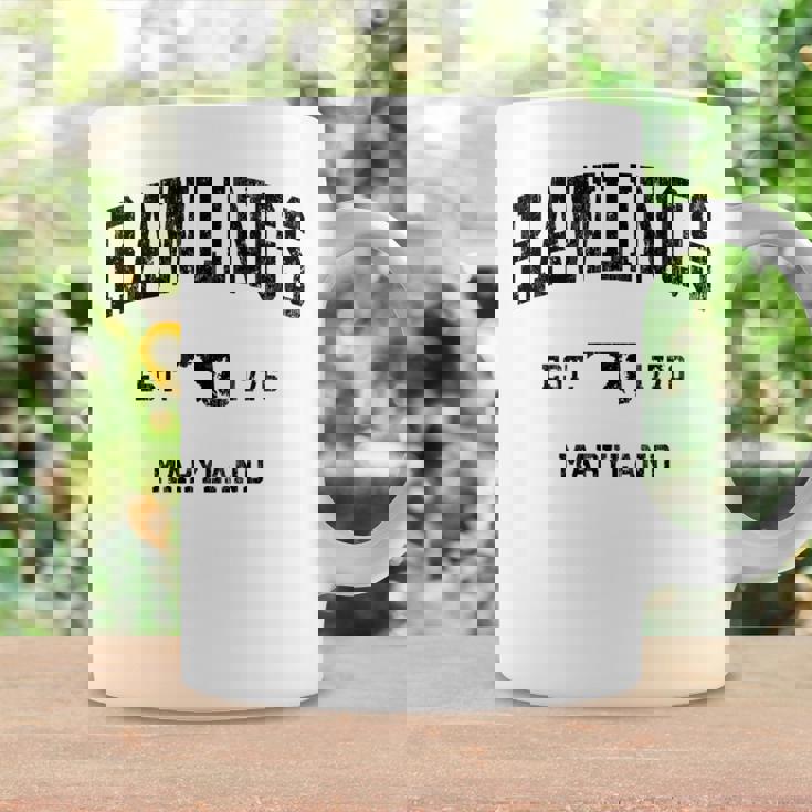 ローリングス メリーランド Md ヴィンテージ アスレチック ブラック スポーツデザイン 長袖tシャツ コーヒーマグ ギフトのアイデア