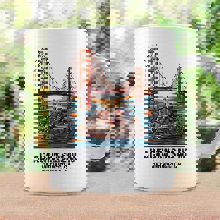 ヴィンテージ アルカトラズ島 サンフランシスコ ゴールデンゲート ベイエリア コーヒーマグ ギフトのアイデア