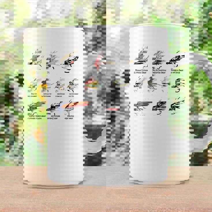 ヴィンテージ フライフィッシングルアー カラーtシャツ コーヒーマグ ギフトのアイデア