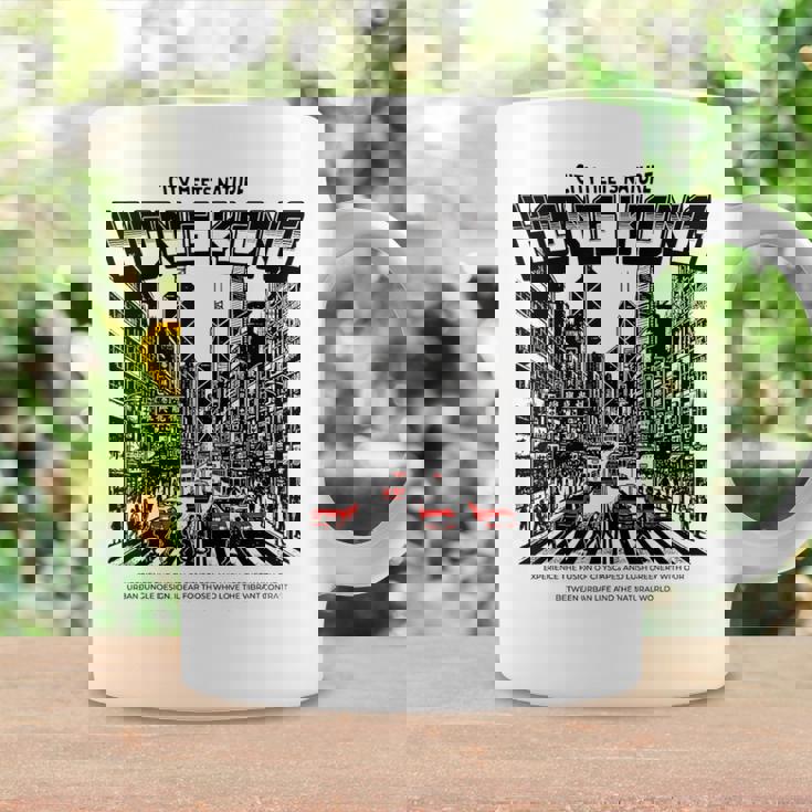 ヴィンテージ 香港 ストリート シーン 赤 タクシー 九龍 Hkg アジア コーヒーマグ ギフトのアイデア