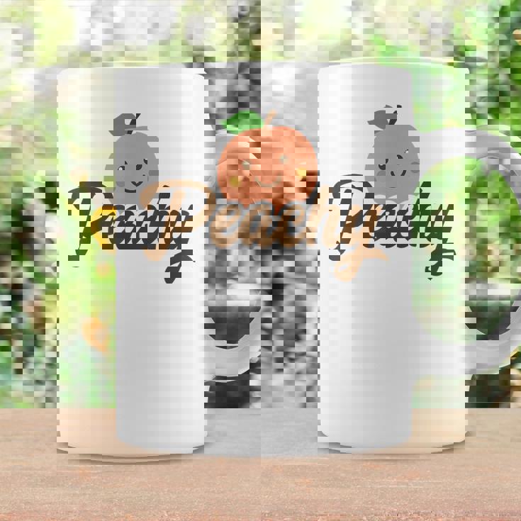 桃 かわいい 可愛い 服 桃 イラスト コーヒーマグ ギフトのアイデア