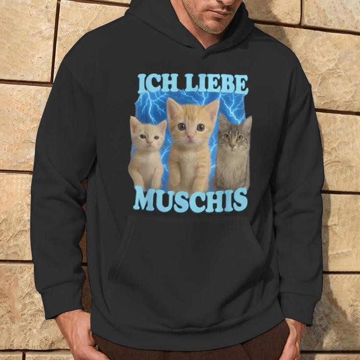 Ich Liebe Muschis Katzen Meme Ich Liebe Muschis Lustiges Kapuzenpullover Lebensstil