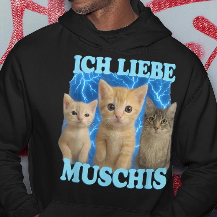 Ich Liebe Muschis Katzen Meme Ich Liebe Muschis Lustiges Kapuzenpullover Lustige Geschenke