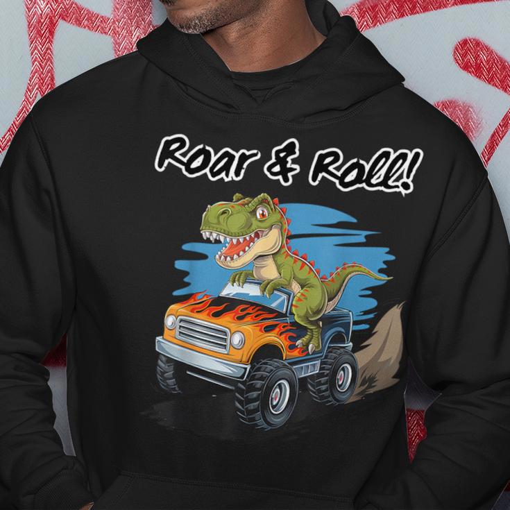 Roar & Roll Dinosaure Monster Truck Sweat à capuche Cadeaux drôles