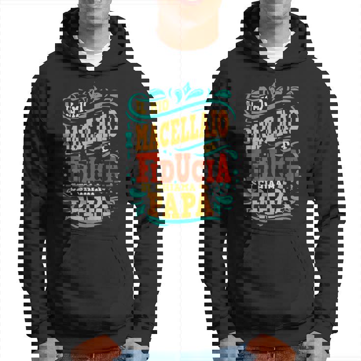 Abbigliamento Lavoro Regalo Divertente Papà Macellaio Felpa con cappuccio