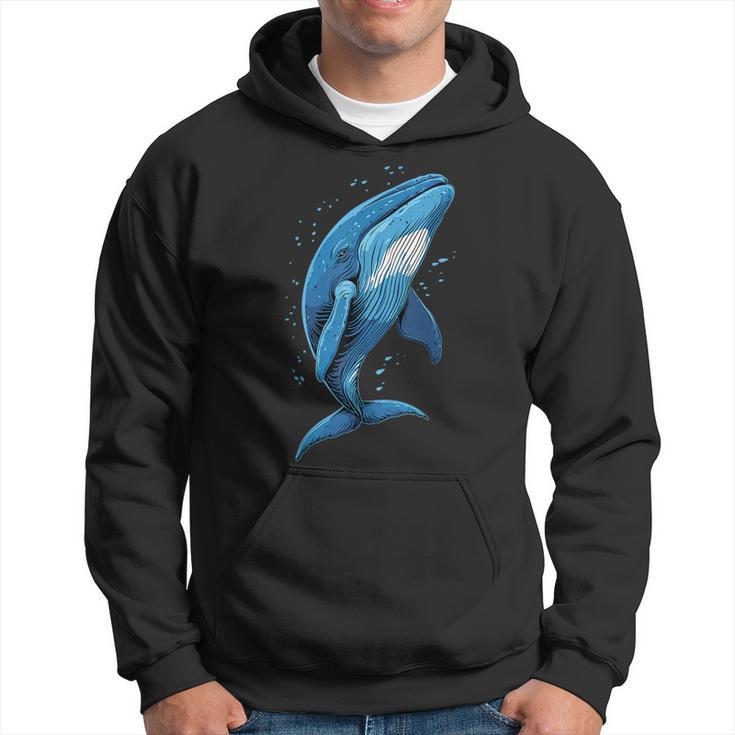 Baleine Bleue Baleines Chant Des Baleines Plongeur Baleine Sweat à capuche