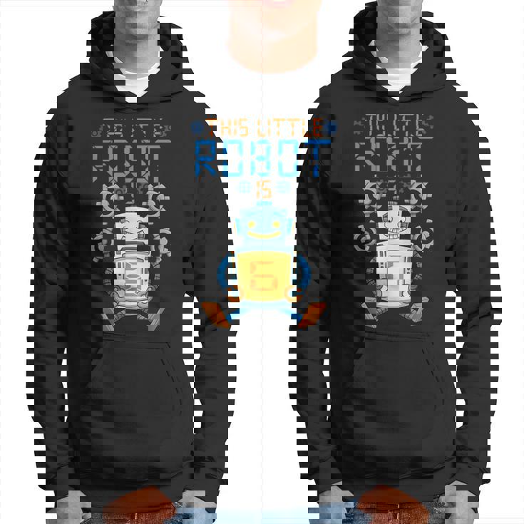 Camisa De Cumpleaños De Robot Para Niño 6º Robot Fiesta De Cumpleaños Sudadera