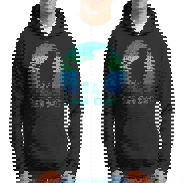 Cane Da Compagnia Regalo Per Papà Animale Carino Labrador Felpa con cappuccio