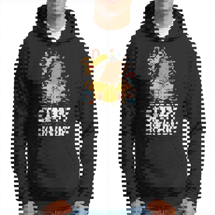 Cappy Cumpleaños Capybara Lover Cumpleaños Capibara Sudadera