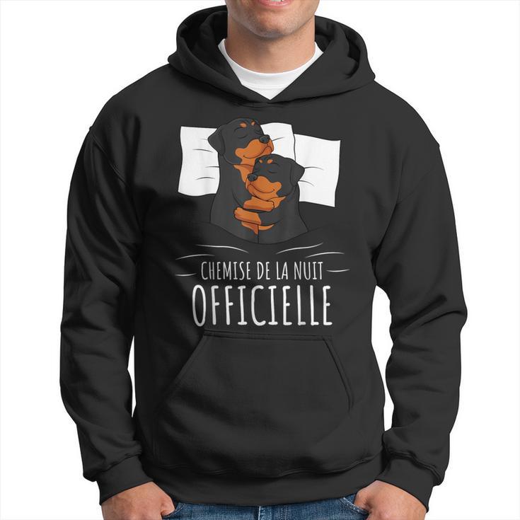 Chemise De La Nuit Officielle Rottweiler Chien Pyjama Sweat à capuche