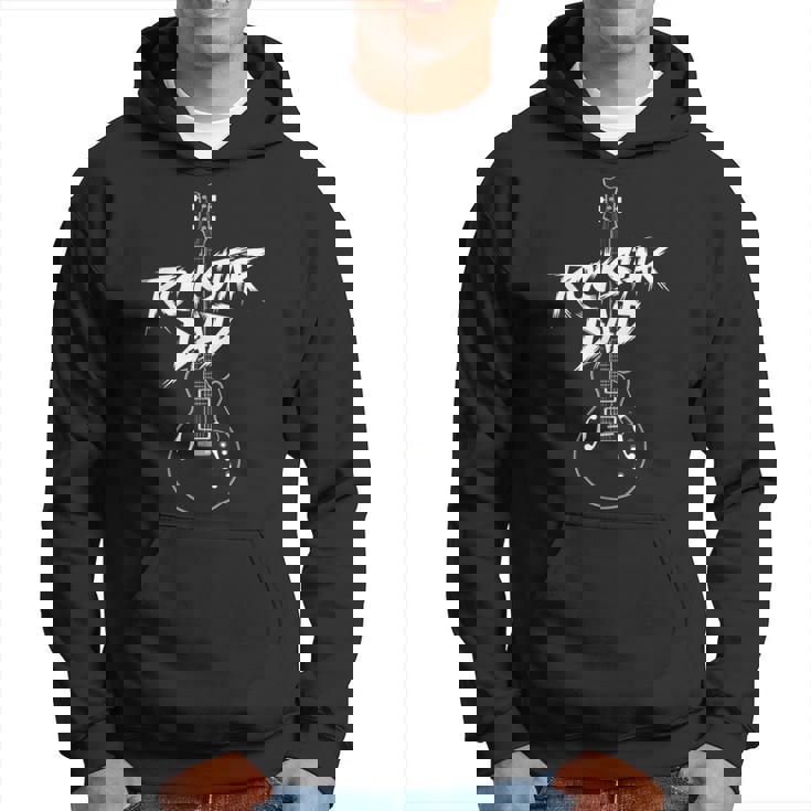 Diseño De Guitarra Rockstar Dad Sudadera