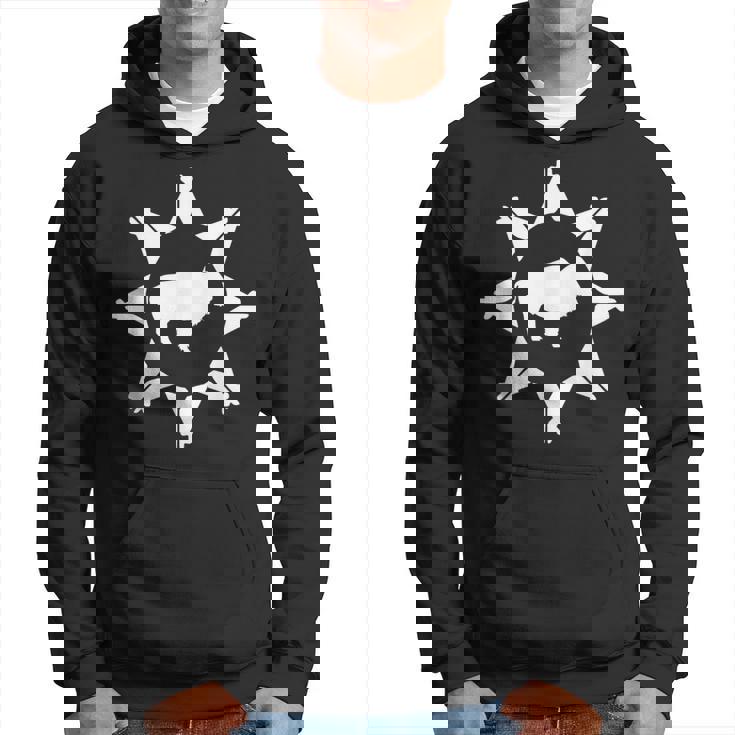 Drapeauioux De Lakota D'oglala Sweat à capuche