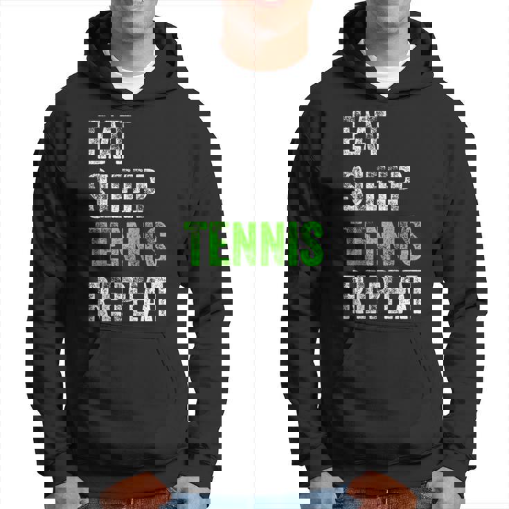 Eatleep Tennis Repeat Cool Regalo Para Jugador Sudadera