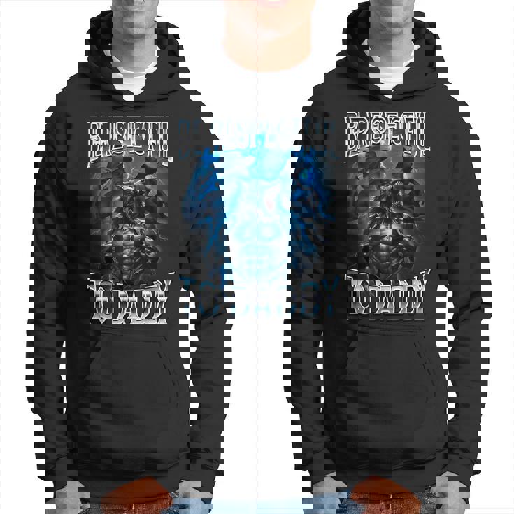 Essere Rispettosi Per Papà Cringy Divertente Alfa Lupotupido Felpa con cappuccio