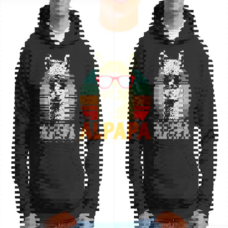 Festa Del Papà Alpapa Best Dad Alpaca Felpa con cappuccio