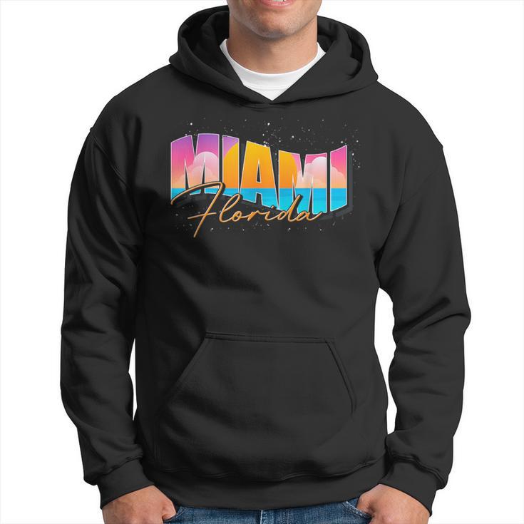 Fltateacances D'été Tropicalesouth Beach Miami Floride Sweat à capuche