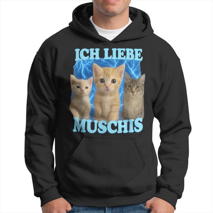 Ich Liebe Muschis Katzen Meme Ich Liebe Muschis Lustiges Kapuzenpullover