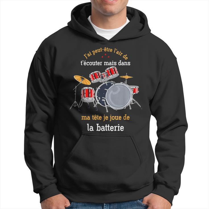 Instrument De Musique Cadeau Drums Baguettes De Batterie Sweat à capuche