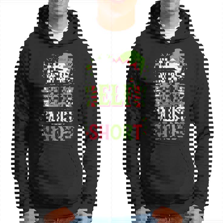 Je Neuis Pas Un Elfe Jeuis Juste Court Joyeux Noël Elfe Sweat à capuche