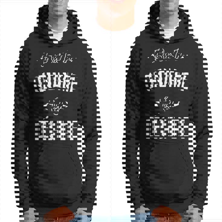 Jeuis Un Gendarme Qui Déchire Idée Cadeau Rigolo Gendarme Sweat à capuche