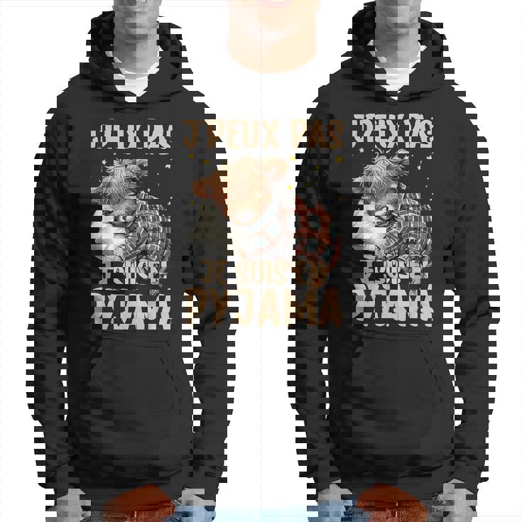 J'peux Pas Jeuis En Pyjamaache Highland Chemise De Nuit Sweat à capuche