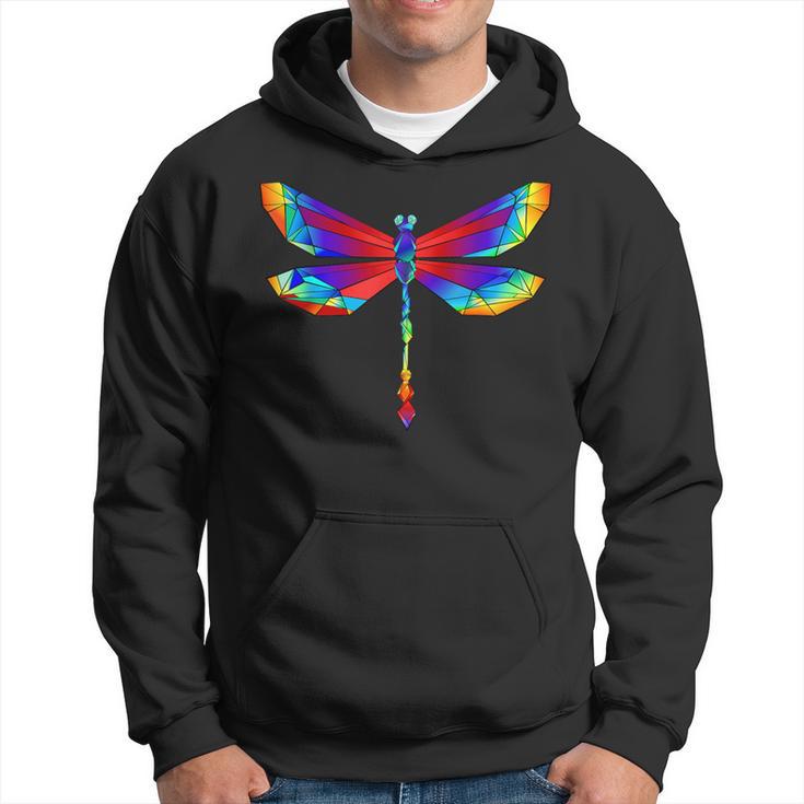 Libélula Multicolor De Polygon I Geometría I Libélula I Sudadera