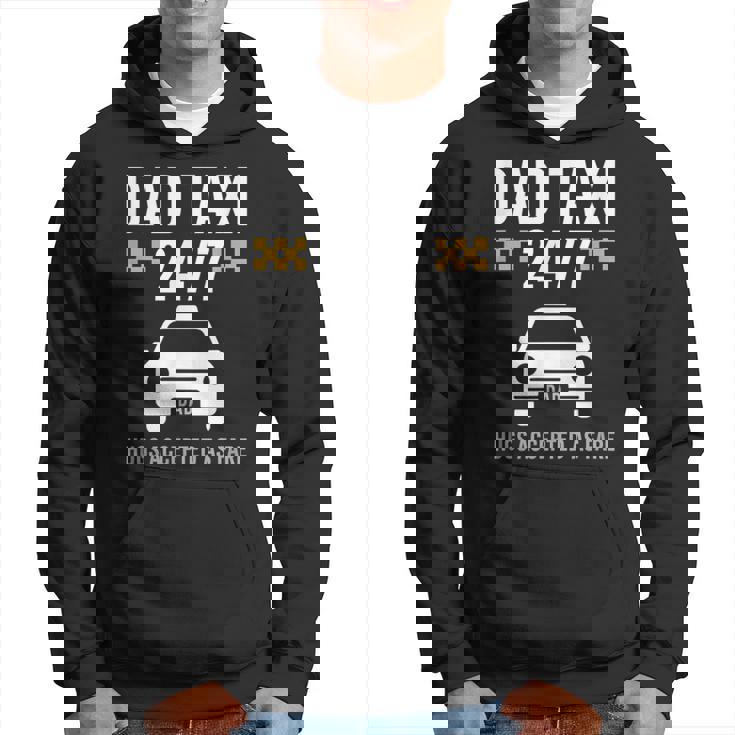 Papà Taxi 247 Abbracci Accettati Tariffa Grafica Felpa con cappuccio